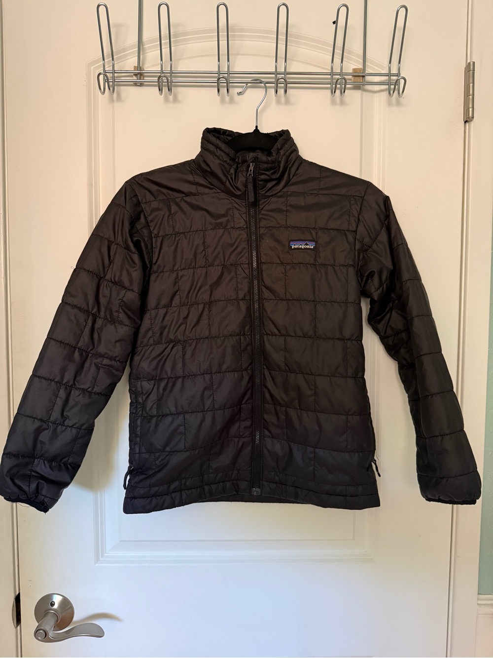 Patagonia Black Nanopuff Jacket Kids Medium